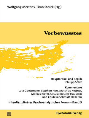 cover image of Vorbewusstes